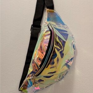 Holographic Iridescent Fanny Pack